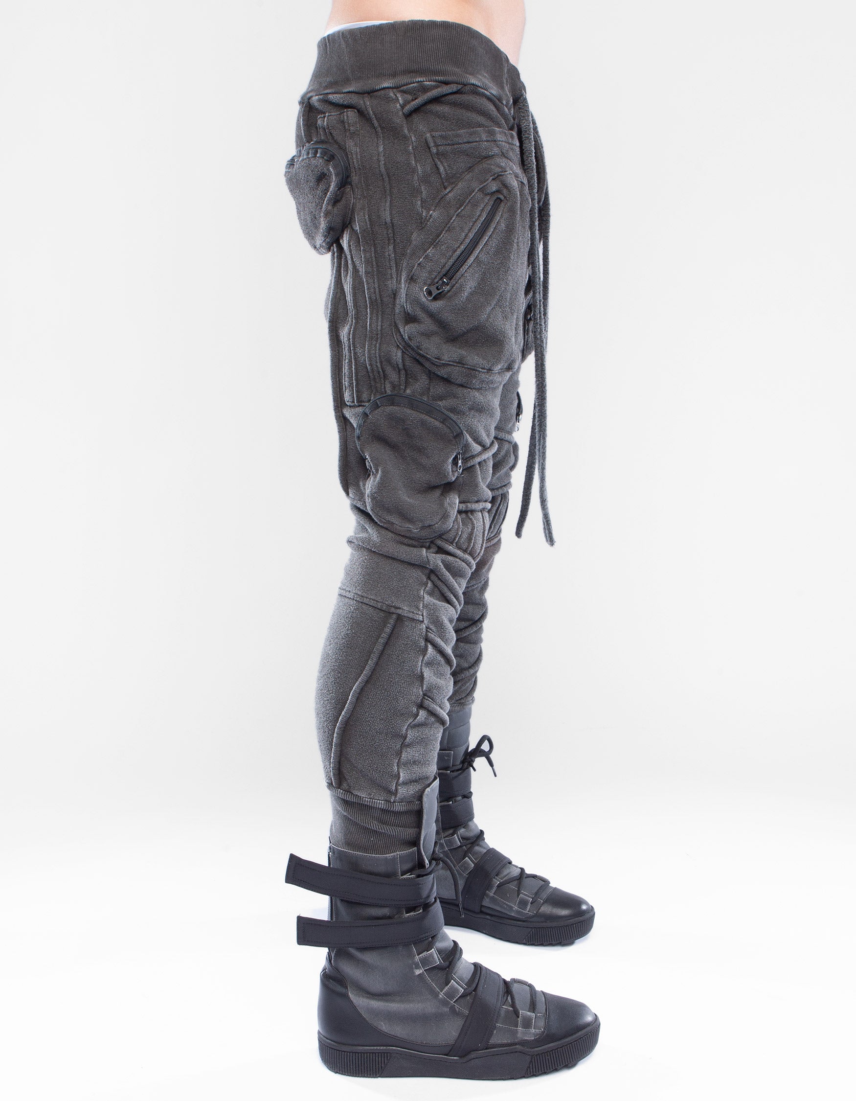 TROUSERS BLACK CRYSTALLIZE