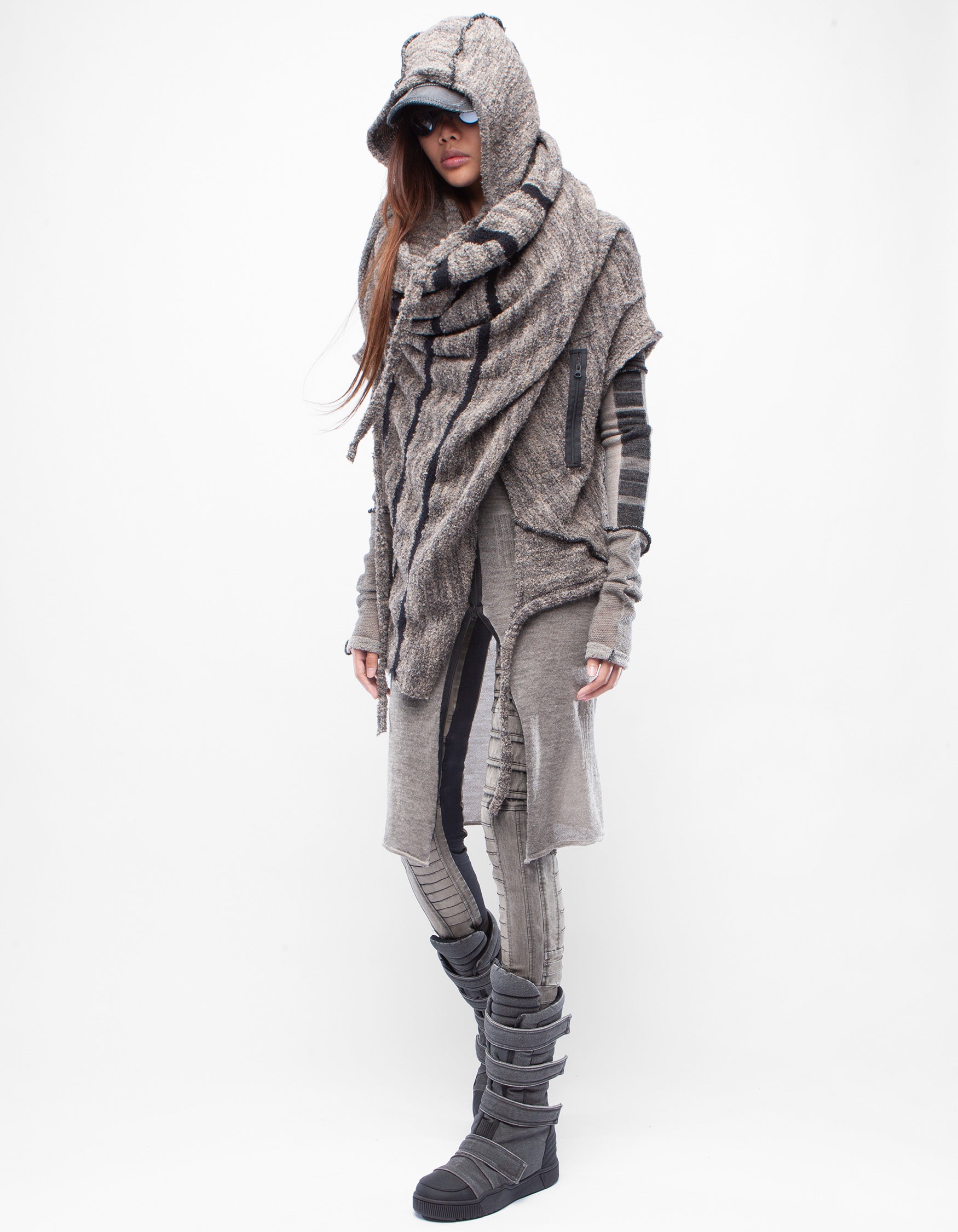 VEST SHAWL SHIFT
