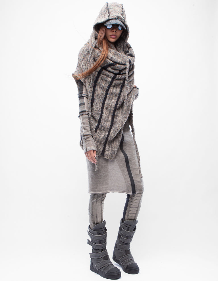 VEST SHAWL SHIFT